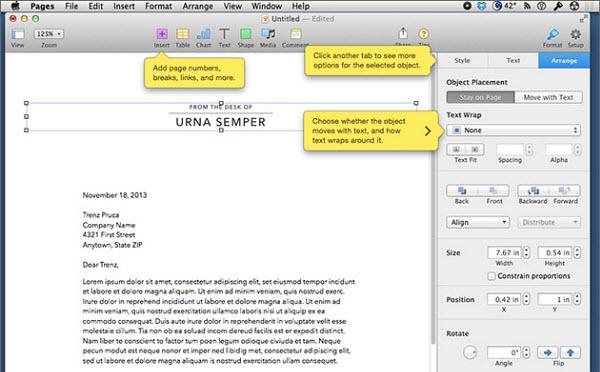 Pages 4 App For Mac