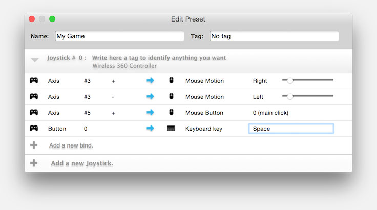 Joystick Mapper App For Mac